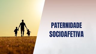 Paternidade socioafetiva [upl. by Ysnat246]