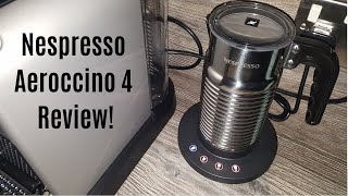 Nespresso Aeroccino 4 Milk Frother Review  Worth upgrading from the Aeroccino 3 [upl. by Fina66]