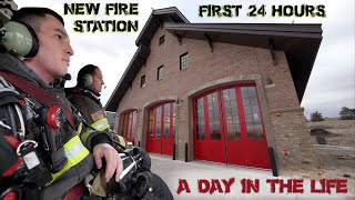 First 24 Hours in a New Fire Station  A Day in the Life [upl. by Yanehc]