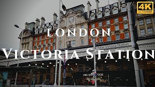 London Victoria Station Walk Through England 4K [upl. by Milon]