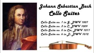 Johann Sebastian Bach  Cello suites in 432 Hz great for reading or studying [upl. by Ujawernalo]